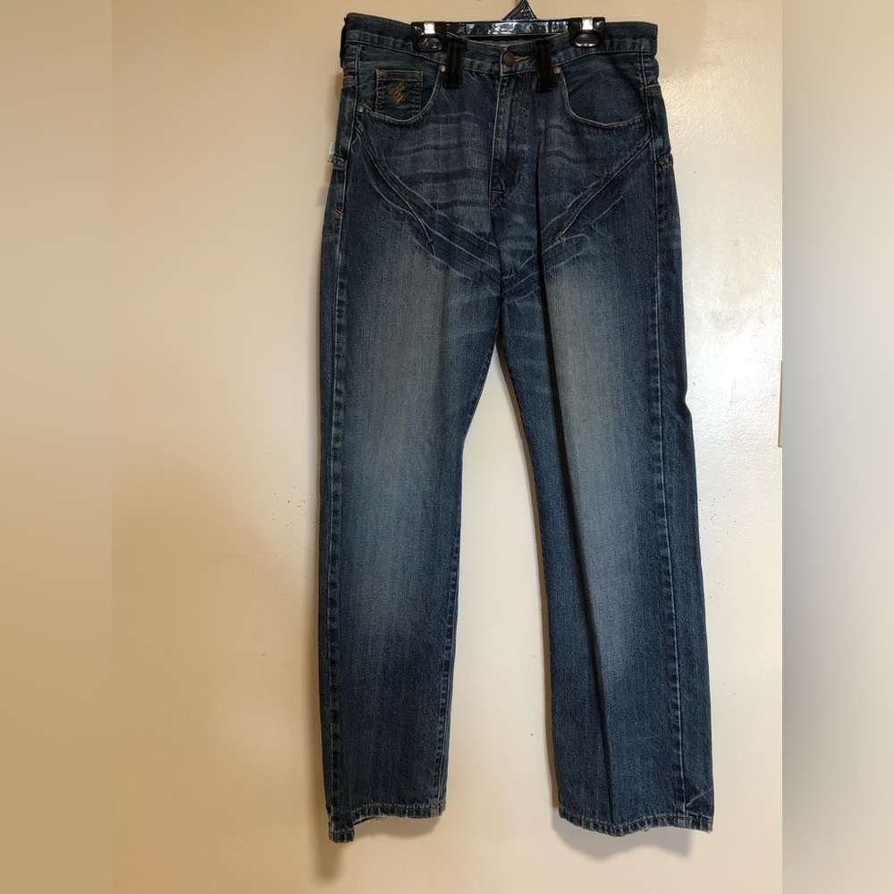 Roca Wear Faded Navy Blue Jeans